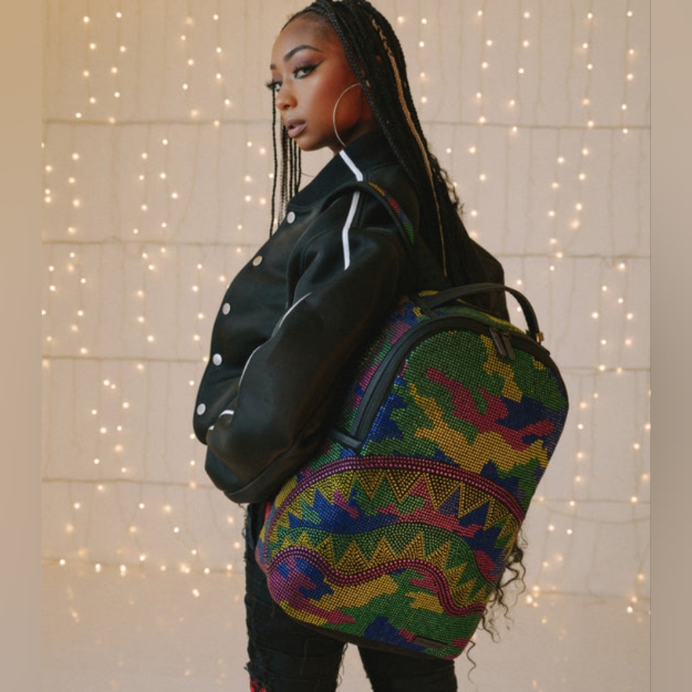 🌈🌼SPRAYGROUND🌼 Trinity Inverted Reality Backpack 💜LIMITED EDITION 💜 - Picture 3 of 16